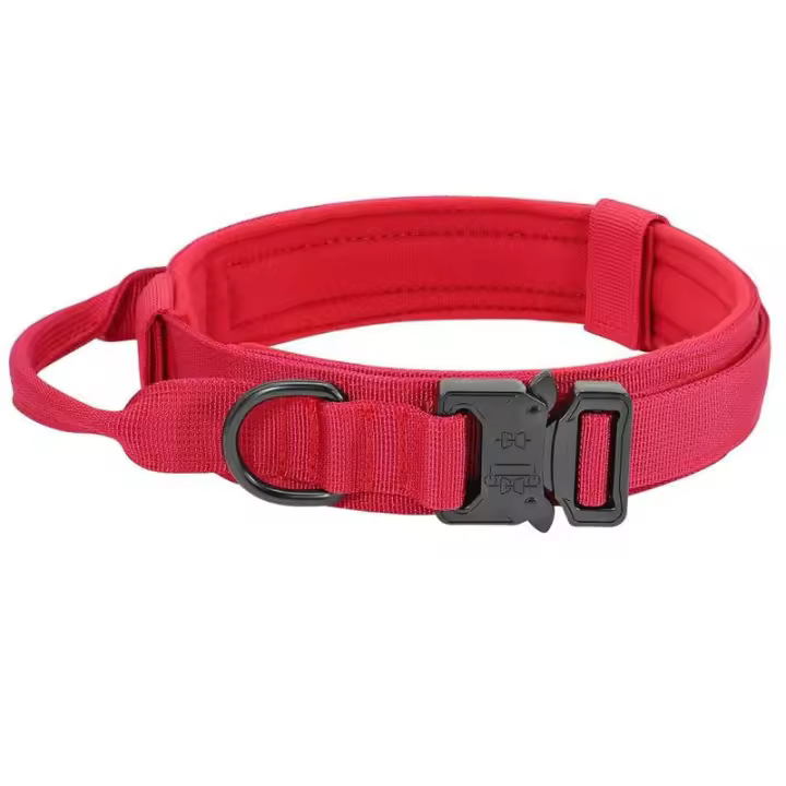 Collares Nailon Perros, Collar de entrenamiento duradero mascotas, ustable para Perros medianos y grandes - 1