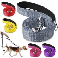 Arnés con correa de plomo para perros y gatos, cuerda de remolque con reflejo nocturno, 150cm, 180cm, correa de entrenamiento para caminar - details 2