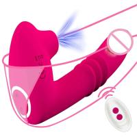 Leten-consolador vibrador de 10 velocidades con ventosa para mujer, vibrador de succión de Vagina, estimulador de clítoris de succión Oral, juguete sexual erótico para adultos - details 0