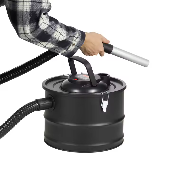 SucceBuy Aspiradora de Cenizas de 15L, Succión Potente de 1200W, Succión Inversa, Máx. 16Kpa, Cable de 3M, para Chimeneas, Estufas de Pellets, Estufas de Leña, Quemadores de Leña - 1
