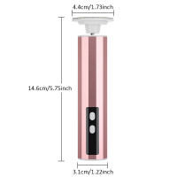 Removedor de callos eléctrico, lima de pies profesional, máquina de pedicura, talón recargable, eliminación de piel muerta agrietada, papel de lija para pies, exfoliante - details 12