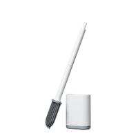 Escobilla de Baño de Silicona Estándar Cepillo de Cerda Flexible para Secado Rápido, Limpieza WC 360 Incluye Soporte Escobillero Antigoteo, Montaje Suelo o Pared - details 13