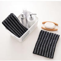 Toalla de Baño Exfoliante Nueva Fibra de Carbono Herramienta de Limpieza para Espalda Toalla de Baño para Lavado Corporal Quitamanchas de Limpieza - details 12
