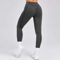 Body de yoga sin costuras para mujer, cintura alta deportiva para mujer, color melocotón, pantalones de entrenamiento para correr, entrenamiento, gimnasio - details 14