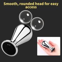 Leten Vibradores de Acero Inoxidable Masajeador Erectil para Prostate Juguete Sexual Control Remoto - details 2