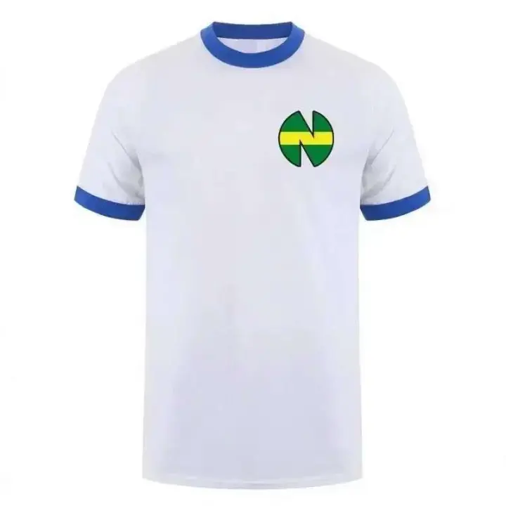 Camiseta con estampado 3D de Anime Tsubasa Ozora para hombre, camiseta de fútbol de talla grande, uniforme deportivo transpirable de secado rápido - 1