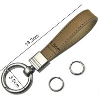 Llave de Cuero de Lujo Genuino Regalo de Negocios de Alta Calidad en Negro y Marrón - details 0