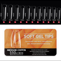 Puntas de uñas postizas acrílicas, esmalte de Gel UV, molde de construcción rápida, herramientas de manicura de cobertura completa esculpida, puntas de Gel suaves - details 8