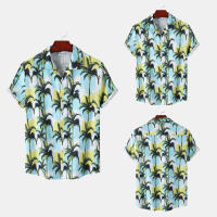 Camisa de manga corta para hombre, Camisa ajustada con estampado de flores fragmentadas, serie CS, primavera y verano, 2024 - details 11