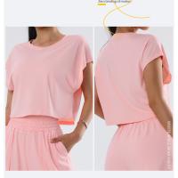 Camiseta de Yoga de Verano Top Casual con Secado Rápido Ropa Suelta y Transpirable de Manga Corta para Mujer Ideal para Correr al Aire Libre - details 16