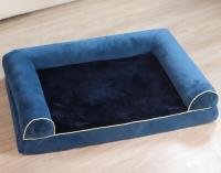 Sofá Cama para Perros - Antimanchas, Fondo Antideslizante, Lavable, en Colores Azul y Gris, Ideal para Perros Grandes - details 1
