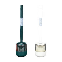 Juego De Cepillo De Inodoro Con Soporte De Silicona Limpieza Del Baño Asa Recargable Dispensador Accesorio Doméstico - details 11