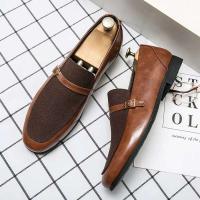 2023 vestidos, zapatos planos de talla grande de cuero de gamuza para hombres de negocios, zapatos Oxford de oficina - details 9