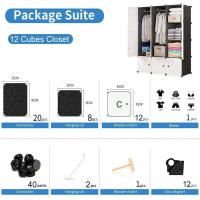 Combinado, Organizador de Almacenamiento Modular (16 Cubos, Extra Sticers incluidos) - details 3
