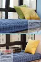 Cojín grueso de pana para el hogar y la Oficina, cojín largo de Color sólido, Tatami, personalizable, para el suelo, para invierno - details 2