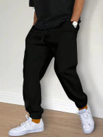 Men's Casual Pants Autumn Winter Fleece Sweatpants Men Running Jogger Sports Gym Trousers Fashion Solid Color Workout Long Pants - details 8