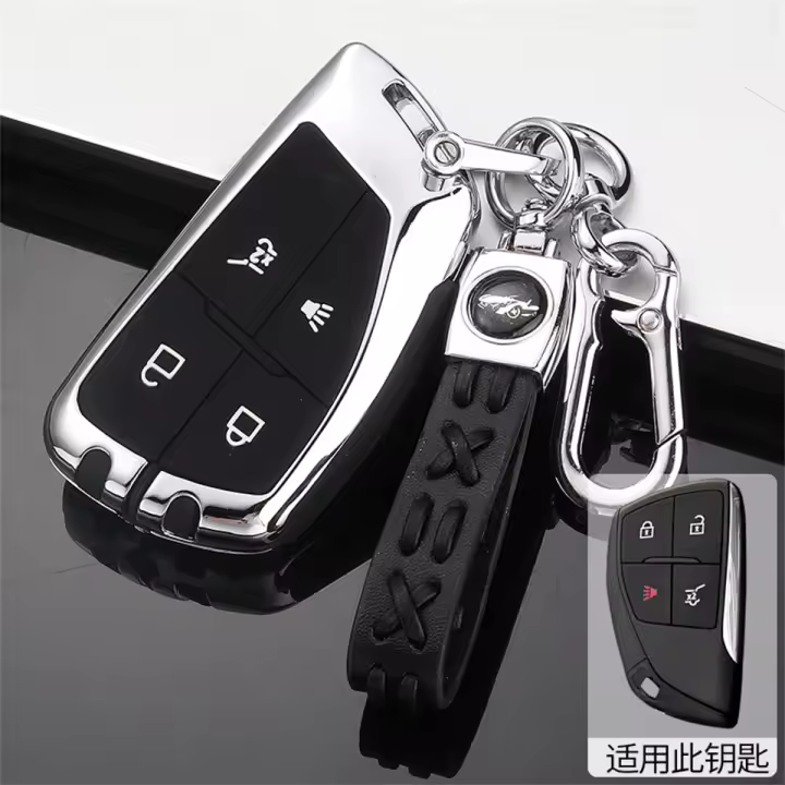 Te-funda de llave para Buick 2020, modelo Angkewei s, funda de llave de coche, hebilla, llavero, accesorios de estilo de coche - 1