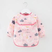 Baberos de manga larga para bebé, delantal impermeable para comer, arte de alimentación, recién nacido, eructo, 2 piezas - details 3