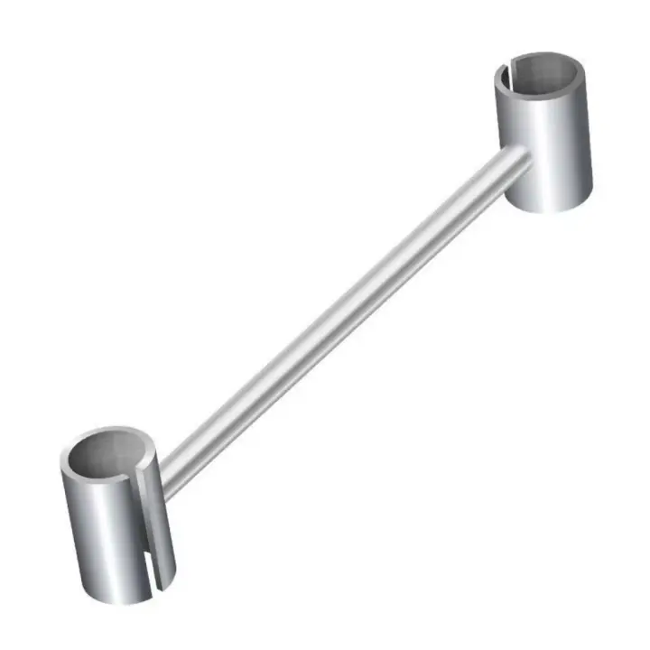 Llave de bisagra de costura de puerta resistente a altas temperaturas, herramientas de ajuste de bisagra de puerta de doble cabezal que ahorran trabajo, herramientas manuales a prueba de herrumbre - 1