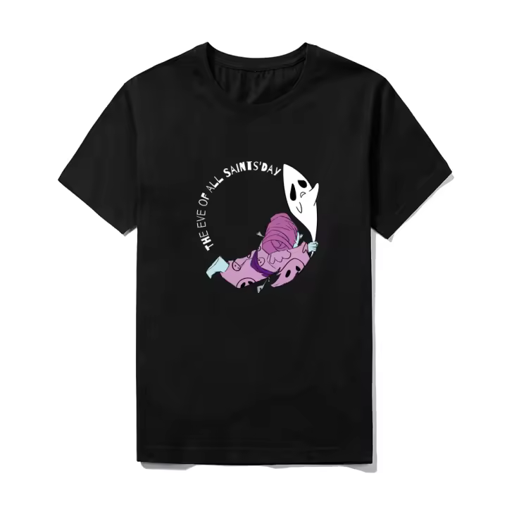 Camiseta unisex con estampado gráfico 100% algodón |   Tela suave y transpirable |   Ropa casual diaria para hombres y mujeres. - 1