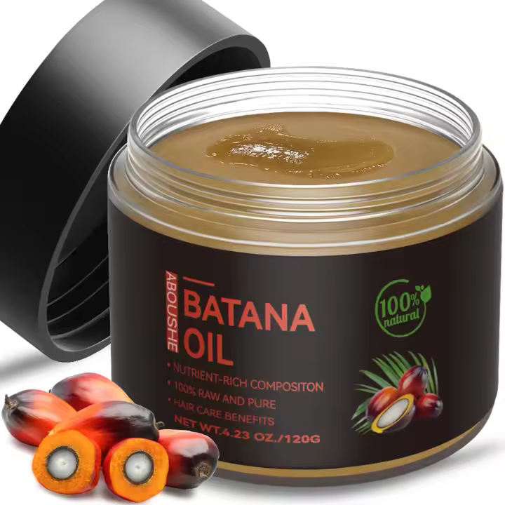 ABOUSHE Raw 100% Pure, Organic Dr. Sebi na Mask de Honduras - Aceite de crecimiento sin refinar Cabello más grueso y fuerte, previene la caída del cabello - 1