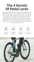 Pedales de Bicicleta ROCKBROS SPD-SL de Aleación de Aluminio Ultraligero con Cierre Automático para Bicicleta de Carretera Material de Pedal Resistente al Clima Fabricado en China - details 1