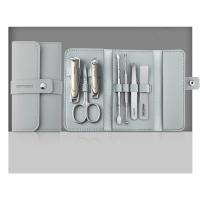 7 unids/set de cortaúñas de acero inoxidable, juego de cortaúñas con bolsa plegable, Kits de cortador de manicura, tijeras, herramienta de maquillaje de belleza - details 3