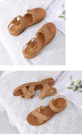 Sandalias Planas 2025 Nuevos Zapatos de Verano para Estudiantes Sandalias Romanas Zapatos de Playa Suela Suave Zapatos de Mujer de Una Sola Tira - details 17