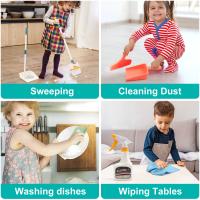12pcs/set Kids Cleaning Set Housework Supplies Kit with Dustpan Broom Bucket Mop Cleaning Set Play House Toys for Boys & Girls - details 1