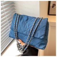 Bolso Vaquero De Mujer, Bolso De Hombro Azul, Maletín, Bandolera, Gran Capacidad, Bolso De Calle - details 21