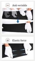 Pantalones largos informales de negocios a la moda de verano para hombre, pantalones de traje, pantalones formales rectos elásticos para hombre, tallas grandes 28-40 - details 4