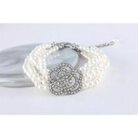 Collar de perlas con diamantes de imitación para perro, joyería de moda para cachorro y gato, Rosa Artificial, accesorios para mascotas - details 12