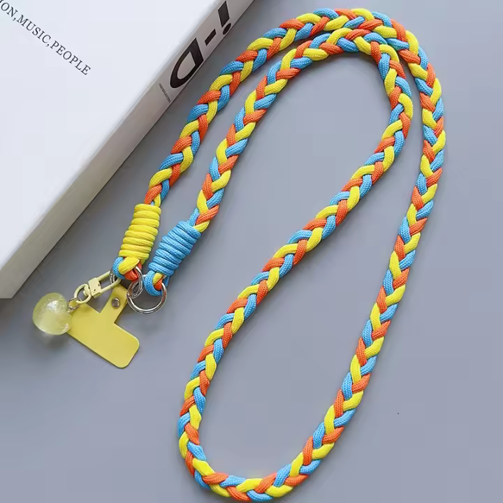 Cordón Universal para teléfono móvil con dibujos creativos, cordón cruzado de cuerda larga, accesorios colgantes decorativos de dibujos animados - 1