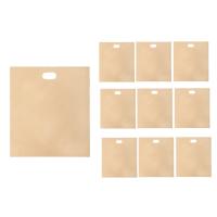 Bolsas reutilizables para tostadora, bolsa de plástico antiadherente para sándwich tostado, fácil de abrir, 10 piezas B - details 0