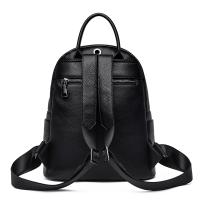 Mochila De piel de vaca para mujer y niña, morral de cuero suave de alta calidad, gran capacidad para viajes y ocio - details 9