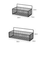 Estante de especias de material montado en la pared no perforado para cocina, estante para fregadero de platos de cocina - details 9