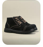Botas retro casuales de media caña, botines de piel de vaca, zapatos de cuero de moda, botas de trabajo. - details 6