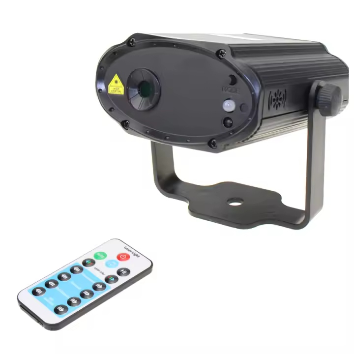 Proyector de Patrón de Estrellas RGB Láser MINI REMOTE ESHINY para Disco DJ Baile Fiesta de Navidad con Efecto de Luz N6T179 - 1