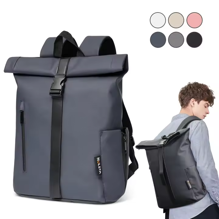 Moquera de Viaje Ligera para Hombres y Mujeres de 21-25L con Cremalleras Antirrobo, Bolso Escolar Universitario con Múltiples Compartimentos, Mochila Duradera de Capa Suave para Deportes al Aire Libre, Trabajo - Diseño Elegante Minimalista en 6 Colores - 1
