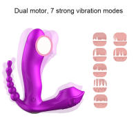 Vibrador de Mariposa FOX M6 para Aumentar la Intimidad Control Remoto Inalámbrico Calentamiento y Succión Juguete Sexual Premium para Adultos - details 1