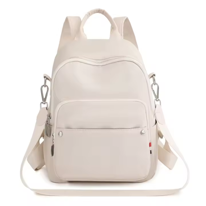 Mochila antirrobo de gran capacidad para mujer, morral escolar de nailon de alta calidad, diseño sólido, antisalpicaduras, novedad de 2023 - 1