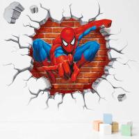 Pegatinas de Spiderman 3D Arte Mural de Película Animada para Habitación de Niños - details 8