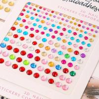 Pegatinas de Diamantes de Imitación Arcoiris Joyas de Cuerpo Facial para Maquillaje - details 0