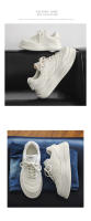 Nuevos zapatos blancos de suela gruesa retro realzados, zapatos de pan con suela de muffin Dexun - details 5