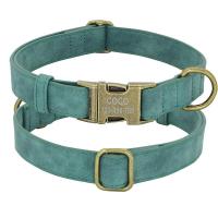 Conjunto Collar personalizado perro, correa plomo caminar, collares de cuero para mascotas, perros pequeños, medianos y grandes, - details 11