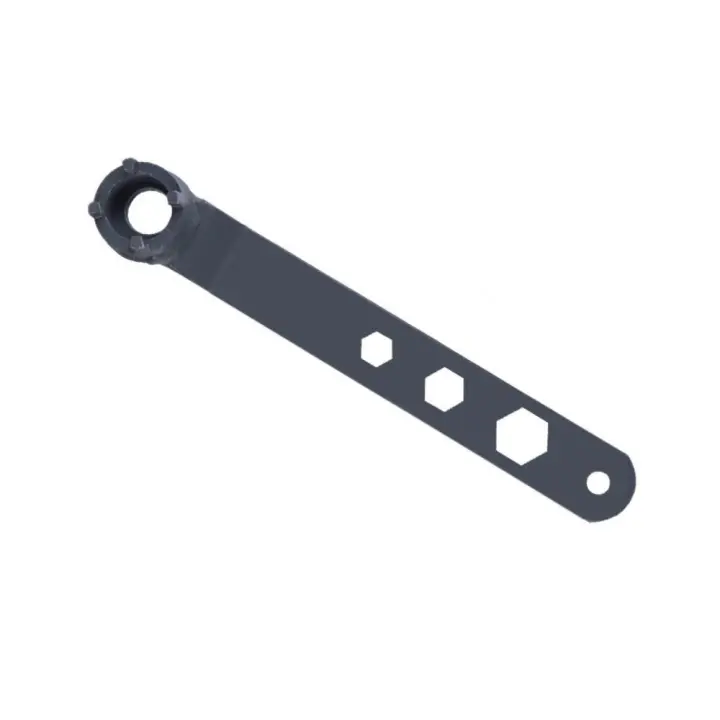 Llave de ajuste de cuatro garras, llave de amoladora angular de alta dureza, ahorro de trabajo, tuerca de bloqueo antideslizante eficiente, removedor de brida - 1