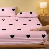 Sábanas de Cama Impresas Modernas en Forma de Corazón Ropa de Cama de Alta Calidad Mate para Dormitorios - details 3