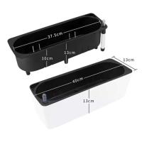 Riego automático ETA con indicador de nivel de agua para contenedores rectangulares grandes para plantar bonsái en hogares, jardines y - details 4