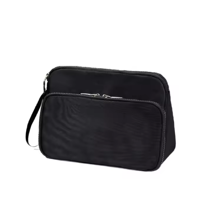 Neceser de doble capa para hombre, impermeable, separación en seco y húmedo, organizador de artículos de tocador de viaje, bolsa de lavado de gran capacidad - 1