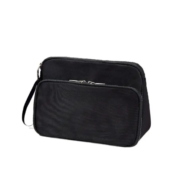 Neceser de doble capa para hombre, impermeable, separación en seco y húmedo, organizador de artículos de tocador de viaje, bolsa de lavado de gran capacidad - 1